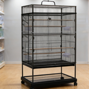 Birdcage splash-proof food collection net, soft, breathable, and adjustable design, effectively prevents feed spillage and keeps clean.