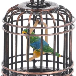 Miniature Metal Birdcage Decorative Ornaments，Small handmade models suitable for dollhouses and scene decorations.